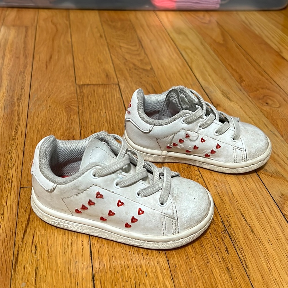 Little girl adidas sneakers